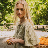 GENOVA GREEN BLOUSE