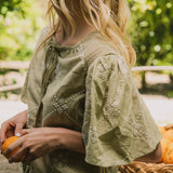 GENOVA GREEN BLOUSE