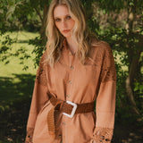 CERDENA CARAMEL BLOUSE