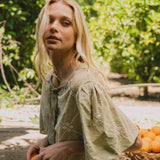 GENOVA GREEN BLOUSE