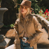 CERDENA BROWN BLOUSE