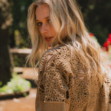 CERDENA BROWN BLOUSE